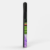 Rote Libelle auf Violet Purple Blumen Case-Mate iPhone Hülle (Hinten/Rechts)