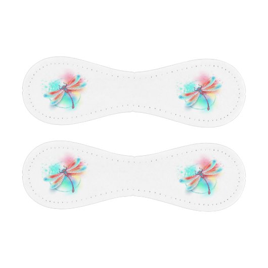 Rote Libelle im Aquarellhintergrund Baseball (Paneele)