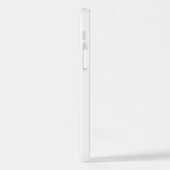 Rote Libelle im Aquarellhintergrund iPhone Hülle (Linke Seite)