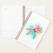 Rote Libelle im Aquarellhintergrund Planer (Anzeige)