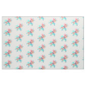 Rote Libelle im Aquarellhintergrund Stoff (Fat Quarter (45,7 x 55,9 cm))