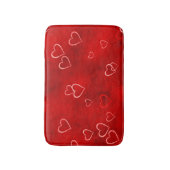 Rote Liebe Badematte (Vorderseite Vertikal)