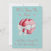 Rote Liebe Einladung (Vorderseite)