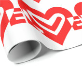 Rote Liebe Geschenkpapier (Rolleneckpunkt)