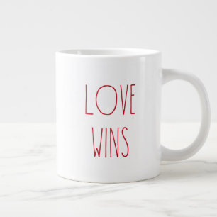 Rote Liebe gewinnt Spezial-Tasse Jumbo-Tasse