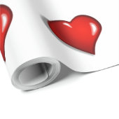 ROTE LIEBE HEARS GESCHENKPAPIER (Rolleneckpunkt)