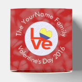 Rote LIEBE in Kolumbien Personalisiert Geschenkschachtel (Oben)
