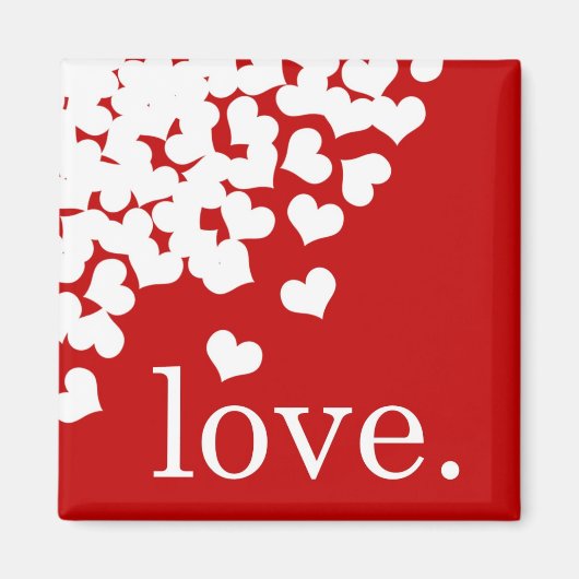 rote Liebe. -Magnet Magnet (Vorne)