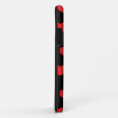 Rote Liebe Schwarz Case-Mate iPhone Hülle (Hinten/Rechts)