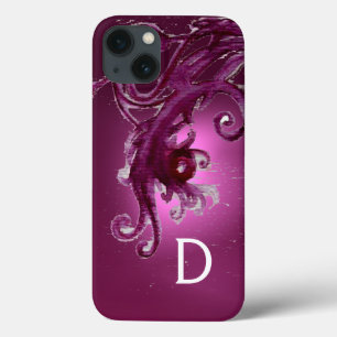 ROTE LILA BERRIEN UND WIRBEL MONOGRAM Case-Mate iPhone HÜLLE