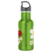 Rote lila Getränkflasche des Trinkflasche (Rückseite)