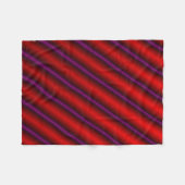 Rote, lila und schwarze Laser Ähnliche Linie Fleecedecke (Vorderseite (Horizontal))