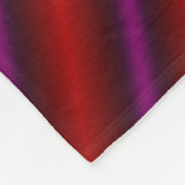 Rote, lila und schwarze Laser Ähnliche Linie Fleecedecke (Ecke)