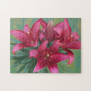 Rote Lilie Puzzle