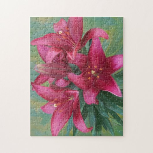 Rote Lilie Puzzle (Vertikal)