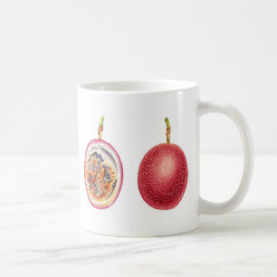 Rote Lilikoi Passionsfrucht Kaffeetasse