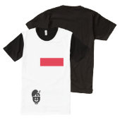 Rote Linie Dope Seife T Shirt (Vorder- und Rückseite)