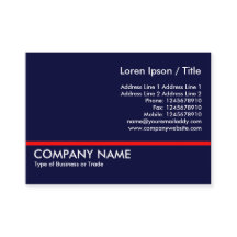 Rote Linie - Marine-Blau