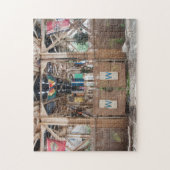 Rote Linie Paradies Puzzle (Vertikal)