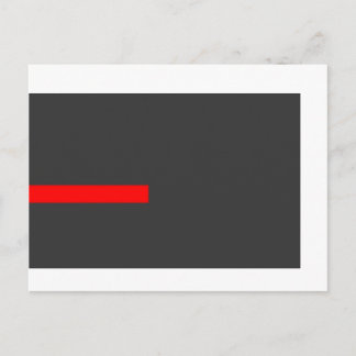 rote Linie Postkarte