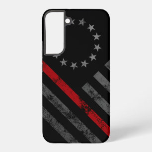 Rote Linie Vintage Betsy Ross Amerikanische Flagge Samsung Galaxy Hülle