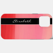 Rote Linien Case-Mate iPhone Hülle (Rückseite (Horizontal))