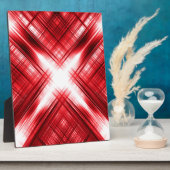 Rote Linien Fotoplatte (Seite)