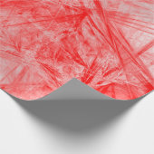 Rote Linien im Textilabgrund Geschenkpapier (Ecke)