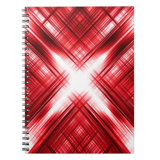 Rote Linien Notizblock (Vorderseite)