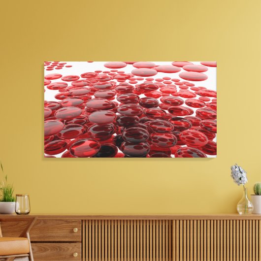 Rote Linsen Leinwanddruck (Insitu (Wohnzimmer))