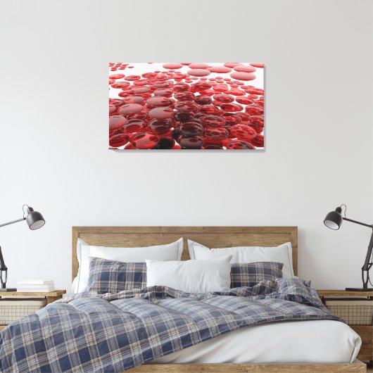 Rote Linsen Leinwanddruck (Insitu (Schlafzimmer))