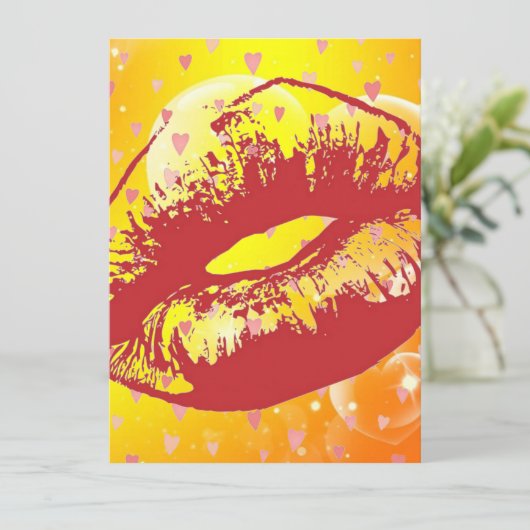 Rote Lippen (Stehend Vorderseite)