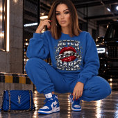 Rote Lippen After Dark Chrome Sweatshirt