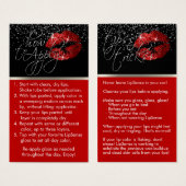 Rote Lippen - Anwenden und Tipps (Vorne & Hinten)