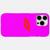 Rote Lippen Case-Mate iPhone Hülle (Rückseite (Horizontal))