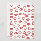 Rote Lippen Einladung (Rückseite)