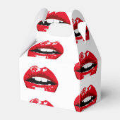 Rote Lippen Geschenkschachtel (Rückseite)