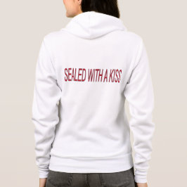 rote Lippen Hoodie