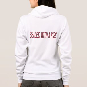 rote Lippen Hoodie