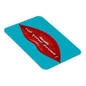 Rote Lippen, ich will dich schlagen Magnet (Rechte Seite)