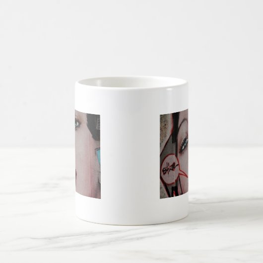 Rote Lippen Kaffeetasse (Mittel)