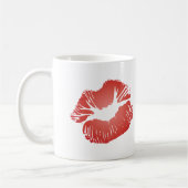 Rote Lippen Kaffeetasse (Links)
