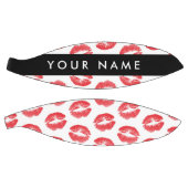 Rote Lippen, Kuss, Lipstick, Ihr Name, Personalisi Basketball (Panele)