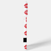 Rote Lippen, Kuss, Lipstick, Ihr Name, Personalisi Case-Mate iPhone Hülle (Rückseite / Rechts)