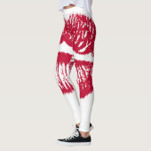 Rote Lippen Leggings (Links)