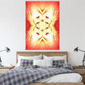 Rote Lippen Leinwanddruck (Insitu (Schlafzimmer))