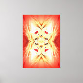 Rote Lippen Leinwanddruck (Vorderseite)