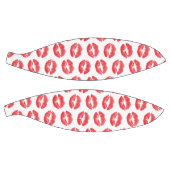 Rote Lippen, Lippenmuster, Roter Lippenstift, Kuss Basketball (Panele)