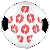 Rote Lippen, Lippenmuster, Roter Lippenstift, Kuss Fußball (Gedreht)