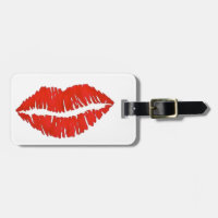 Rote Lippen Lipstick Kiss Personalisiert Fashionis